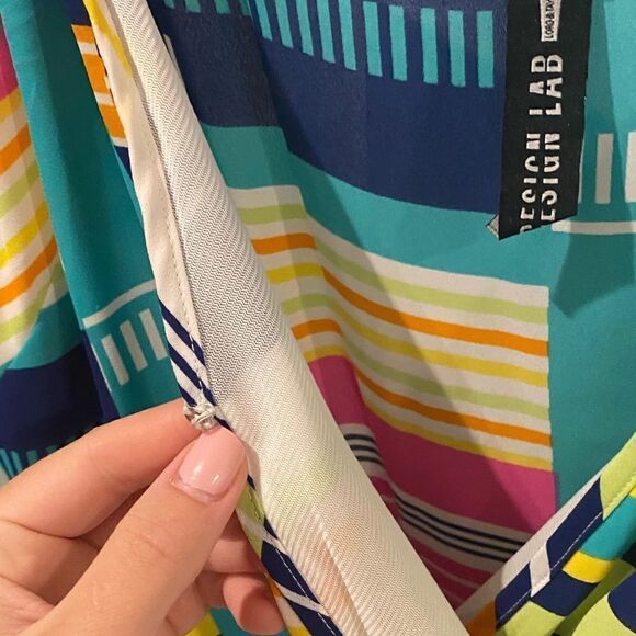 Design lab Multicolored spaghetti strap romper - Picture 2 of 5